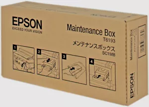 Original Epson T6191 Maintenance Box SC C13T619300 SureColor Printer - Picture 1 of 2