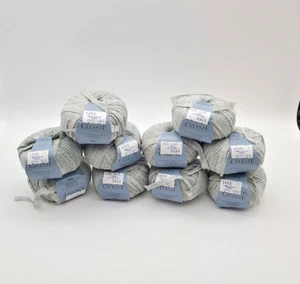 Lot of 10 Jaeger Celeste Super Bulky Ribbon Yarn 500g 180 Sage - Picture 1 of 7
