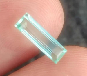 NATURAL COLUMBIAN EMERALD BIG SIZE BAGUETTE CUT LOOSE 0.90 CTS baguette - Picture 1 of 7