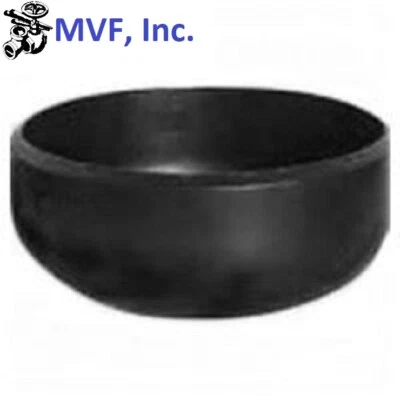 1" Schedule 40 (STD) Butt-Weld Pipe Cap WPB Carbon Steel Weld Fitting B060601