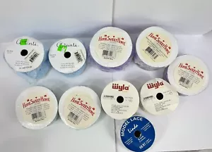 Mixed Lot of 10 Packs Lace trim Sewing Craft Various Sizes and Colors - Picture 1 of 8
