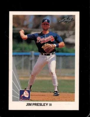 1990 LEAF #277 JIM PRESLEY NMMT BRAVES *X77067 - Image 1 of 2