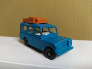 Land Rover Safari , azul , Matchbox n°12 , escala 1/64 - Imagen 1 de 6