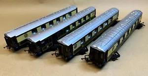 Hornby Pullman Set of 4 Coaches Agatha & Lucille & Rosemary & Car 93 - VGC - Picture 1 of 7