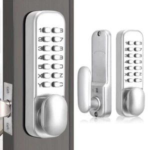 Mechanische Türschloss Keyless Entry Außen Kombination Schloss Digital Code - Bild 1 von 6