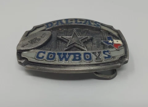 Vintage 1994  NFL Dallas Cowboys Limited Edition Belt Buckle Made in USA Cover
