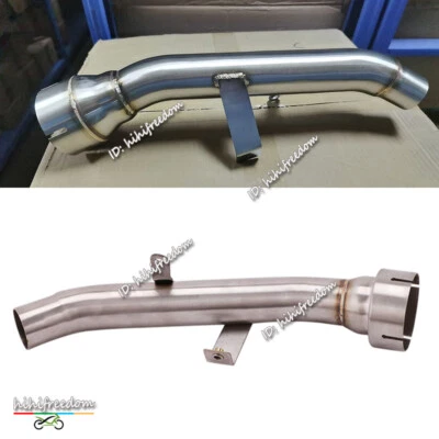For Suzuki GSXS 1000F GSX-S1000 2015-2022 Modified Exhaust System Mid Link Pipe - Image 1 of 4