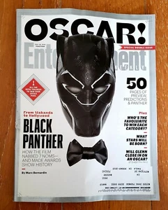 ENTERTAINMENT WEEKLY OSCAR DOUBLE ISSUE FEB.1/8,'19,CHADWICK BOSEMAN,B.PANTHER+ - Picture 1 of 3