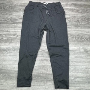 Onia Jogger Pants Mens Large Gray Performance Stretch Athletic Lounge Cuffed Gym - Picture 1 of 14