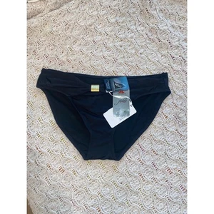 Panache Halle Bikini Swim Bottom Swimsuit 0756 Black Gold Detail size M NWT - Picture 1 of 4