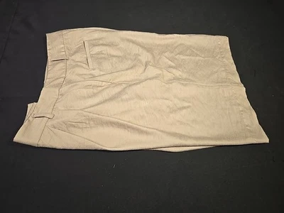 Pantalones cortos de mujer talla 16. Entrepierna 9,5", mezcla marrón rayón/nylon nuevo Foto 1 de 4