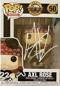 Funko Pop #50 firmado autografiado por AXL ROSE GUNS N ROSES - Imagen 1 de 1
