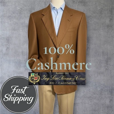 HICKEY FREMAN LORO PIANA 100%Cashmere Mens Blazer 44L Sport Coat 2-Button Jacket - Image 1 of 4