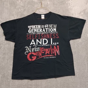 TNA 10 YR Anniversary Bobby Roode Selfish Generation Blk Graphic T Shirt Men 2XL - Picture 1 of 13