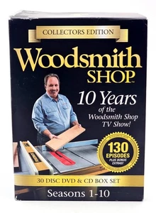 Woodsmith Shop Seasons 1-10 DVD set (6 are sealed)—FREE SHIPPING (I3-107) - Picture 1 of 8