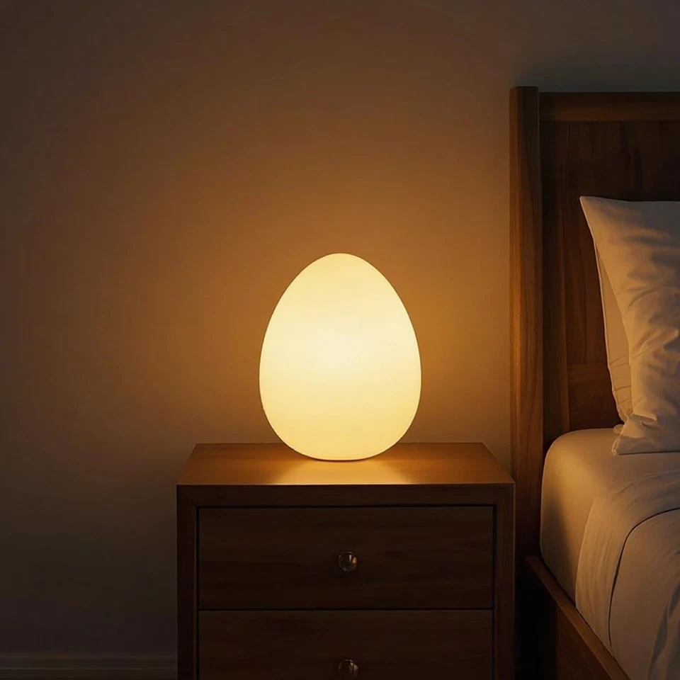 Mr.go 11" Egg Shaped Magic Color LED Mood Lamp Night Light With Remote Control 4