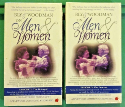 🔥BLY & WOODMAN🔥 New VHS Men & Women Part 2 & 3 Betrayal Descent Self Discovery - Image 1 of 4