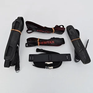 Vintage PENTAX OEM Camera Strap Lot (5 pcs) — Honeywell & Logo Straps — Japan - Picture 1 of 24