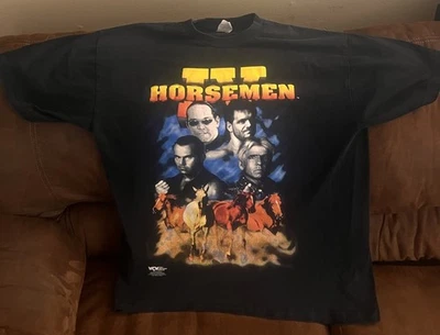 WCW Four IV Horsemen 1998 T-shirt XL Ric Flair Chris Benoit Malenko Mongo - Image 1 of 4