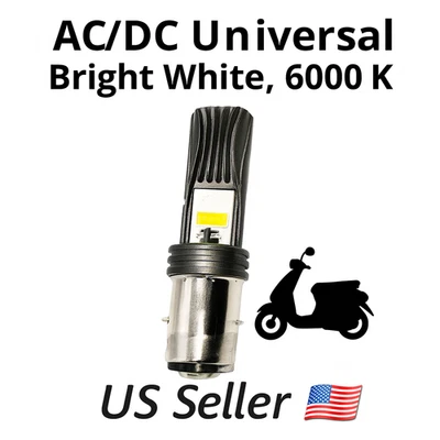 🌟Bombilla LED ultra alta/baja para scooter Philips 12728 S2 35W; 12v AC/DC Foto 1 de 4