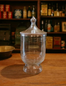 🟢Antico Barattolo Drogheria Vaso Caramelle in Vetro - Imagen 1 de 6