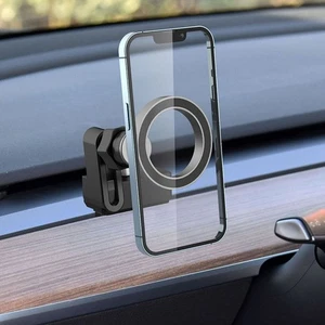 Support Téléphone Magnétique pour Conduite Angle de Vision Optimal Fixation B - Photo 1 sur 13