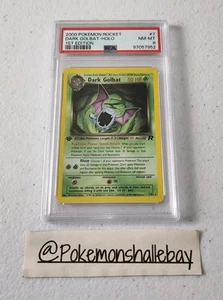 Dark Golbat 7/82 - 1st Edition - Team Rocket *PSA 8 - NM-MT* Holo Pokemon Card - Picture 1 of 7