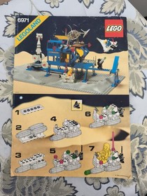 Lego Building Instructions Space 6971 Legoland Under - Galactica Command Base