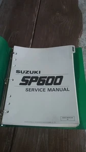 Suzuki SP600 SERVICE MANUAL - NICE CONDITION- CLEAN - Bild 1 von 9