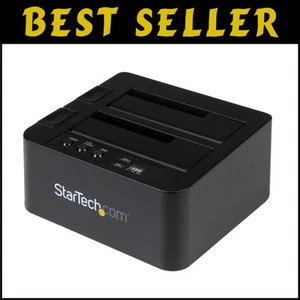Duplicateur de disque dur autonome double baie et station d'accueil USB vers SATA III - Photo 1/9
