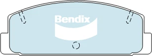 Bendix General CT Rear Brake Pad Set for Mazda 323 Astina BJ BJ10M 1.6L ZM Petro - image 1 of 1