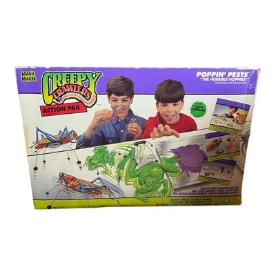 Vintage Creepy Crawlers Poppin Pests Full Set with Box and goop - Image 1 of 4