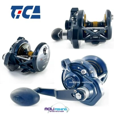 MULINELLO PESCA TRAINA TICA OXEAN II 5 FRIZIONE A LEVA NUOVA VERSIONE DRAG 10 KG