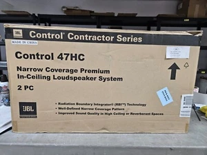 JBL Control 47HC High Ceiling Loud Speakers NEW (PAIR - 2 speaker set) Open Box - Picture 1 of 6