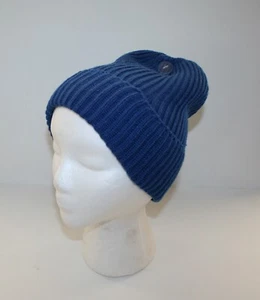 Style & Co Damen Mütze Beanie Rippbündchen Blau One Size - Bild 1 von 6