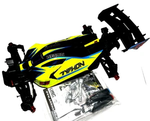 Arrma Typhon 223S BLX 1/8 4x4 Brushless Buggy YELLOW Chassis Slider ARA4306V4 - Picture 1 of 19
