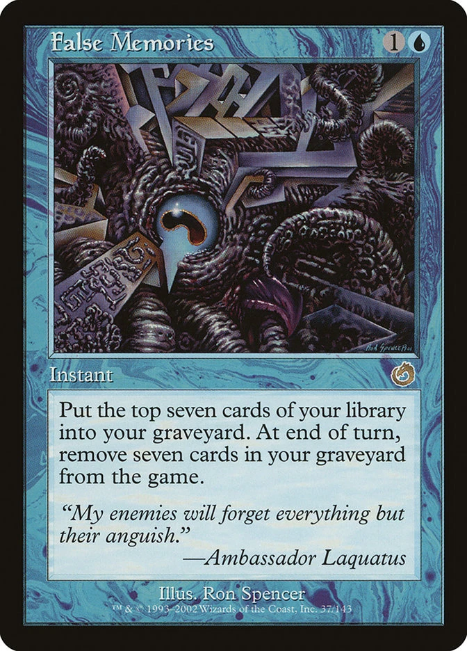 False Memories 37 Rare Torment TOR MTG - Image 1 of 1