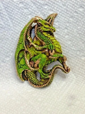 NEIL EYRE EYREDESIGNS Harmony Kingdom Artist Neil Eyre Designs Dungeon Dragon Gold Leaf Magnet NEW LE