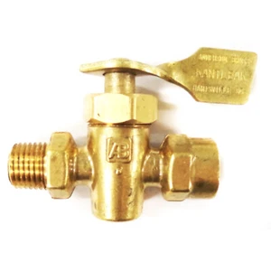 Válvula de cierre de latón Moeller Marine 33300-10 1/4" FNPT x 1/4" MNPT - Imagen 1 de 1