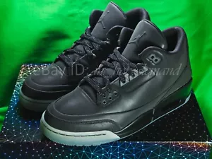 Air Jordan 3 5Lab3 3M Reflective Black 2014 Retail BRAND NEW RARE! 631603-010 - Picture 1 of 19