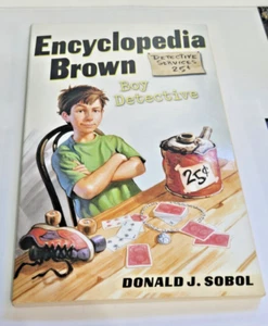 Book One Encyclopedia Brown Boy Detective Soft Cover Novel Donald J Sobol - Foto 1 di 7