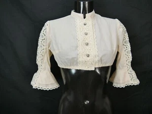 Camicia Dirndl taglia 38 crema camicetta per Dirndl Krüger cotone con pizzo B10123 - Foto 1 di 4