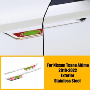 Cubierta de guardabarros de ventilación delantera de acero plateado para Nissan Teana Altima 2019-2022 - Imagen 1 de 7
