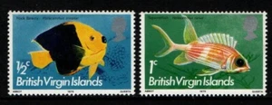 Islas Vírgenes 1975 1/2c, 1c pez SG330-31 como nuevo - Imagen 1 de 1