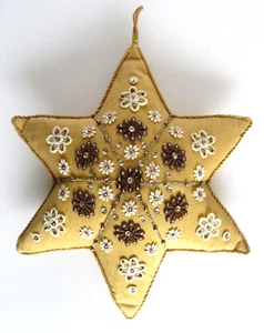 Vintage Large Star Shape SWEETHEART Hatpin PINCUSHION - Picture 1 of 5