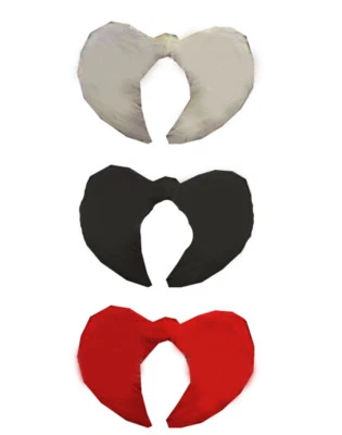 Halloween Pluma Hada Alas de Ángel Negro, Blanco, Rojo Foto 1 de 2