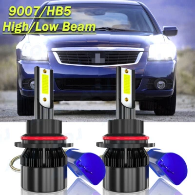 For Mitsubishi Galant 2004-2012 6000K 2PC 9007 LED Headlight High/Low Beam Bulbs Foto 1 de 4