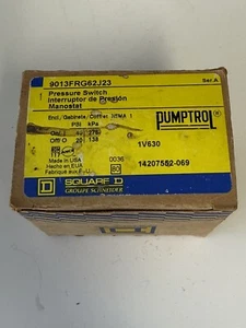 New Square D 9013FRG32J23 Pressure Switch 1v630 - Picture 1 of 9