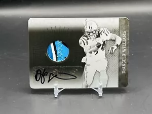 2010 Panini Plates & Patches Deangelo Williams Printing Plate 1/1 Patch Auto - Picture 1 of 2