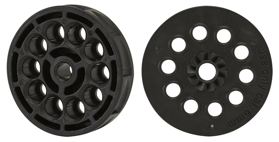 Elite Force Airsoft H8R 6mm Airsoft Revolver 10rd Disk Magazine 2 Pack NUEVO  Foto 1 de 1